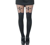 Collant Gothic de Pamela Mann - Bas Croix Gothique - Standard - pour Femme - noir Standard