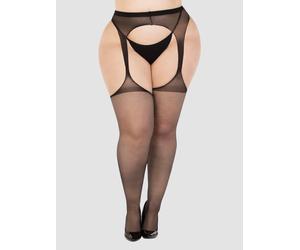 Collant jarretelles voile Eden noir GT