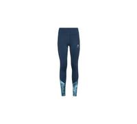 Collant long femme odlo essential print bleu