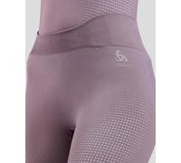 Collant long Odlo BL Performance Warm Eco lilas mat femme - L