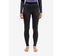 Collant long Odlo The Performance Wool 150 Base violet foncé noir femme - S