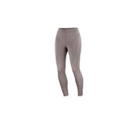 Collant long salomon shkout core marron femme