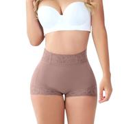 Collant Minceur Femme à Bande MéMoire Effet Push-Up - Dentelle RaffinéE - Compression 4 Points pour Ventre Plat Et Fessiers GalbéS - Tissu sans Couture sous-VêTements Correctifs