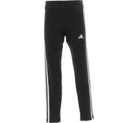 adidas Fille Essentials 3-Stripes Cotton Tights, Black/White, 9-10 Years