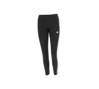 adidas Femme Essentials 3-Stripes High-Waisted Single Jersey Leggings, Black/White, XS