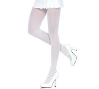 Collant opaque accessoire de costume grande taille 70 DEN blanc