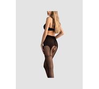 Collant Ouvert Motif Porte-Jarretelles Delight 20 DEN Noir