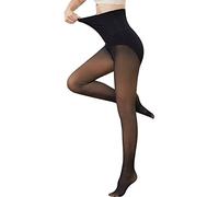Collant Polaire Femme, éLasticité Legging Collant, Collant Grande Taille, Collant Polaire Femme Effet Transparent Sexy Collants Chauds d'hiver Leggings Thermiques Mode