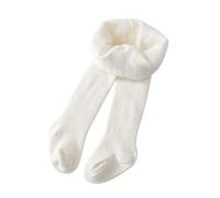 Collant Polaire Fille Collants Doux pour Bébé Fille Collants pour Nouveau-nés -Collants Coton Fille Respirant Thermiques Chaussettes Tricotées Jambières Bébé Collant Polaire Enfant