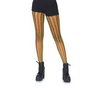 Collant rÃ©sille Ã rayures Rasta femme Leg Avenue Rasta Multicolore TU