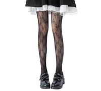 Collant Resille Femme Vintage- Collant Dentelle Femme Imprimé Sexy Couleurs Solide Mode élastiques Bas Résille Cuisse Moulant Chic Invisibles Légère sans Couture Chaussettes Pantyhose