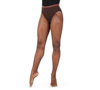 Capezio Collants 3000 Sans couture en réseau professionnel Châtaigne S-M EU