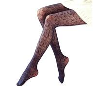 Collant Sexy Femme Vintage Couleur Unie Creux Transparent Élasticité Bas Résille Cuisse Coupe Ajustée Pas Cher Invisibles Légère sans Couture Chaussettes Pantyhose, Collant Resille Dentelle