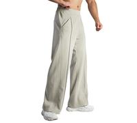 Collant Thermique, Ample décontracté à Taille Moyenne et Jambes Larges pour Un Usage Quotidien et Un Confort décontracté (Beige, XXL)