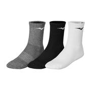 Collants 3 Paire Mizuno Tripack 32GX2505 99 Noir Blanc Gris Neuf Course Sport