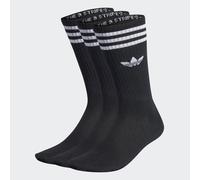 Collants adidas Originals Homme Femme 3S IL5015 Noir Black Solid Crew 3 Pack