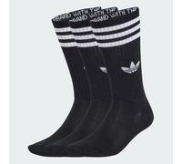Collants adidas Originals Homme Femme 3S JV7417 Noir Black Solid Crew 3 Pack