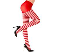Collants Clown Adulte - Rouge et Blanc