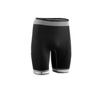 Collants Courts Lurbel Spirit Flux Noir Gris, Taille XL