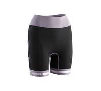 Collants Courts Lurbel Spirit Flux Noir Violet Femme, Taille XS.