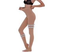 Collants de compression gradués 15-20 mmHg, bas de compression opaques sans doigts, bas de compression à haut soutien pour gonflement, TVP, grossesse, enseignant, médecin, taille 5XL