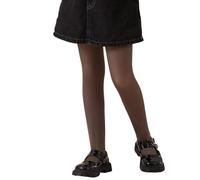 Collants doublés en polaire pour filles - Collants de ballet opaques pour l'hiver - Collants thermiques épais et chauds - Taille haute - Pantalon de yoga élastique uni - Pantalon d'école, café, 12-15
