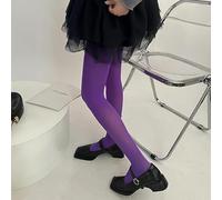 Collants élastiques en velours coloré sans couture Taille unique Tour de taille 46 cm Longueur 75 cm