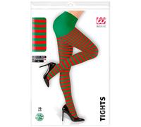 Collants ELFA Elf verts à rayures rouges uniw