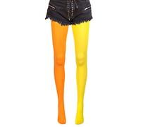 Collants en Microfibre Opaques, Collants Fantaisie de Couleur Patch Mode, Legging Moulants Haute élasticité Lisse, Collants Femme Sexy pour Danse Compétition Cosplay Costume Halloween