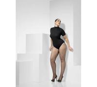Collants En Réseau De Diamant Noir Grand Accessoire De Costume XL