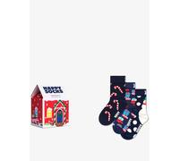 Collants Enfant Unisexe HAPPYSOCKS Vacances Gift Set 3 Paire Red Ro 426896