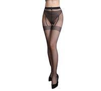 Collants Femme Collant Resille Chair Danse Bas Autofixants Ouvert Sexy Érotique Autofixant Dessous Classique Fille Tenue Pute Hard Mode De Contention Noir Fantaisie sans Pied Sculptants,Le Noir-B