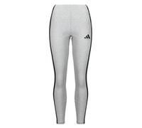 Adidas Legging Femme Essentials 3-Stripes Coton Gris Moyen Chiné/Noir Taille S