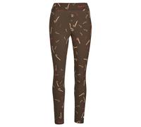 Collants femmes Nike HW TIGHT AOP PRNT Marron EU XS