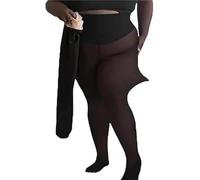 Collants Gainants doublés Polaire Magic Fleece New 2026 for Femmes, Grandes Tailles, Effet Taille Haute, Legging de Compression à Une Couture, Effet Jambes Nues(Dark,L-XL)