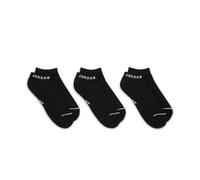 Collants Nike Jordan Jumpman DX9656 010 Noir No Show 3PACK Chaussettes " Black "