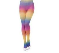 Collants Opaques Arc-En-Ciel Femme Taille Unique Multicolore