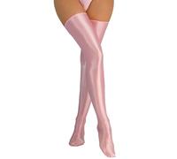 Collants opaques brillants en soie pour femme