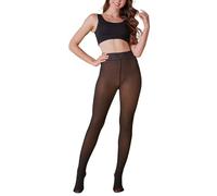 Collants Opaques Noirs Grande Taille Collants doublés en polaire pour