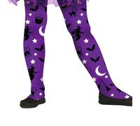 Collants opaques violet sorcière enfant - Marque - Modèle - Halloween - Fille