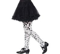 Collants Ou Bas De Dalmatiens Pour Fille (Taille 6-12a) Multicolore