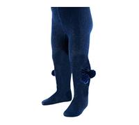 Collants pour bébé fille à imprimé cœur avec nœud en ruban, bas à pompons, leggings en coton riche pour tout-petit nouveau-né - 5 ans, 3-6 mois