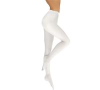 Collants pour Femmes Couleur Grande Taille Collant Blanc Jambes Minceur Collant Opaque Collants Extensible Microfibre Effet Toucher Doux Collant Danse Classique 120D1
