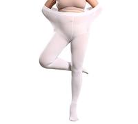 Collants Pour Femmes Couleur Unie Grande Taille Collant Blanc Jambes Minceur Collant Opaque Collants Extensible Microfibre Effet Toucher Doux Collant Danse Classique