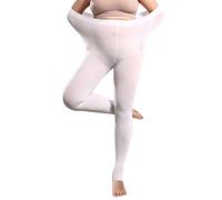 Collants Pour Femmes Couleur Unie Grande Taille Collant Blanc Jambes Minceur Collant Opaque Collants Extensible Microfibre Effet Toucher Doux Collant Danse Classique