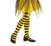 Collants Rayés Jaunes Et Noirs Enfant 11 À 14 Ans Jaune