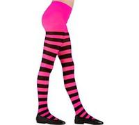 Collants Rayés Roses Et Noirs Enfant 11 À 14 Ans Noir
