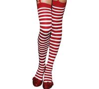 Bas Rayés Rouge & Blanc