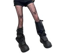 Collants résille pour femme - Motif toile d'araignée - Accessoires de déguisement d'Halloween - Collants en maille filet, Noir , Taille unique