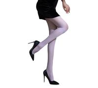 Collants résistants à la course pour femme - Couleur unie - Bas de danse semi-opaques - Taille haute - Chaussettes hautes pour femme - Couleur opaque en microfibre - Coloré, b, taille unique
